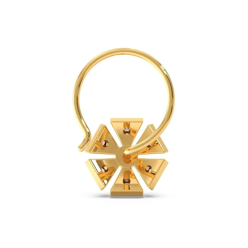 Celestial Bloom Diamond Nose Pin ✨