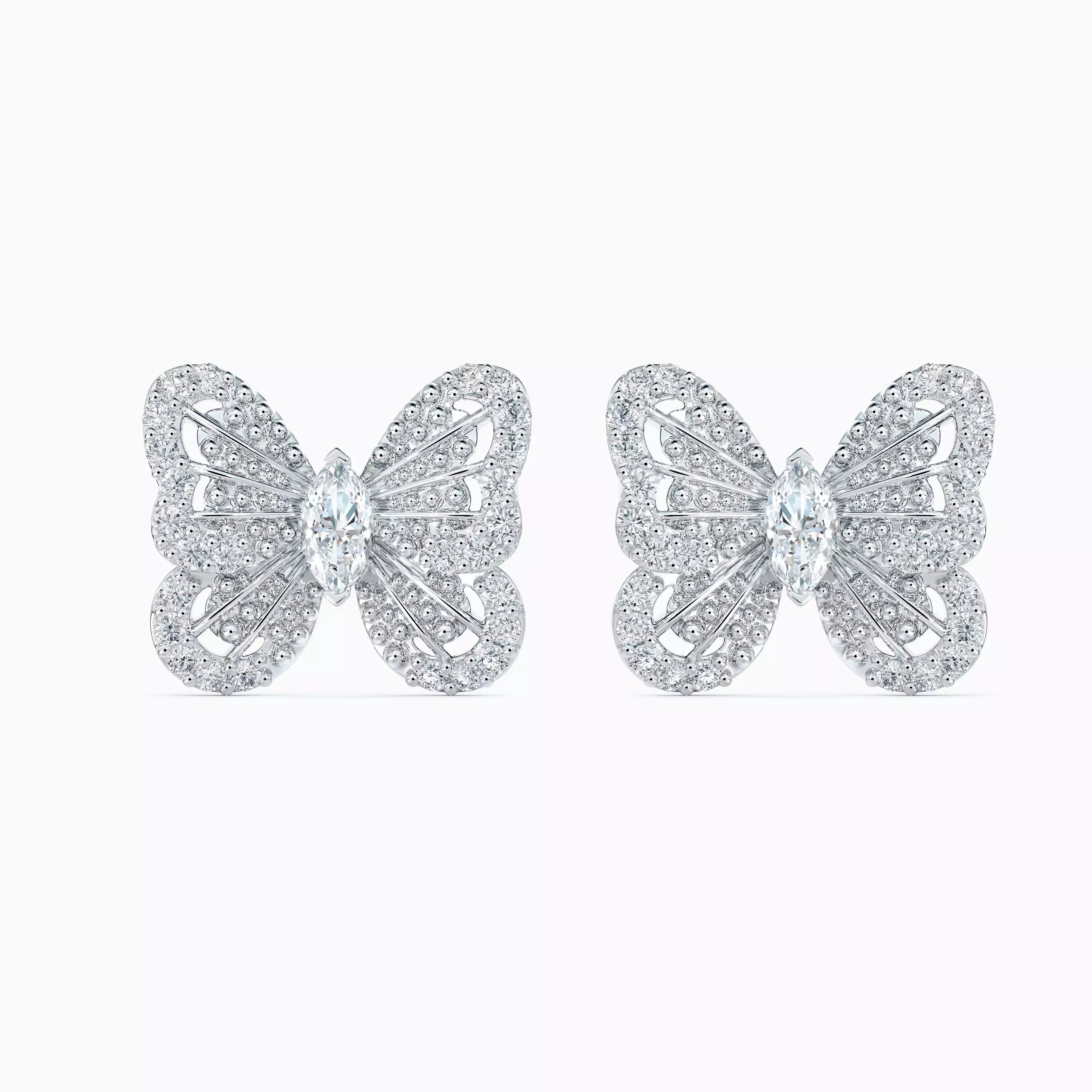 Celestia Butterfly Diamond Earrings