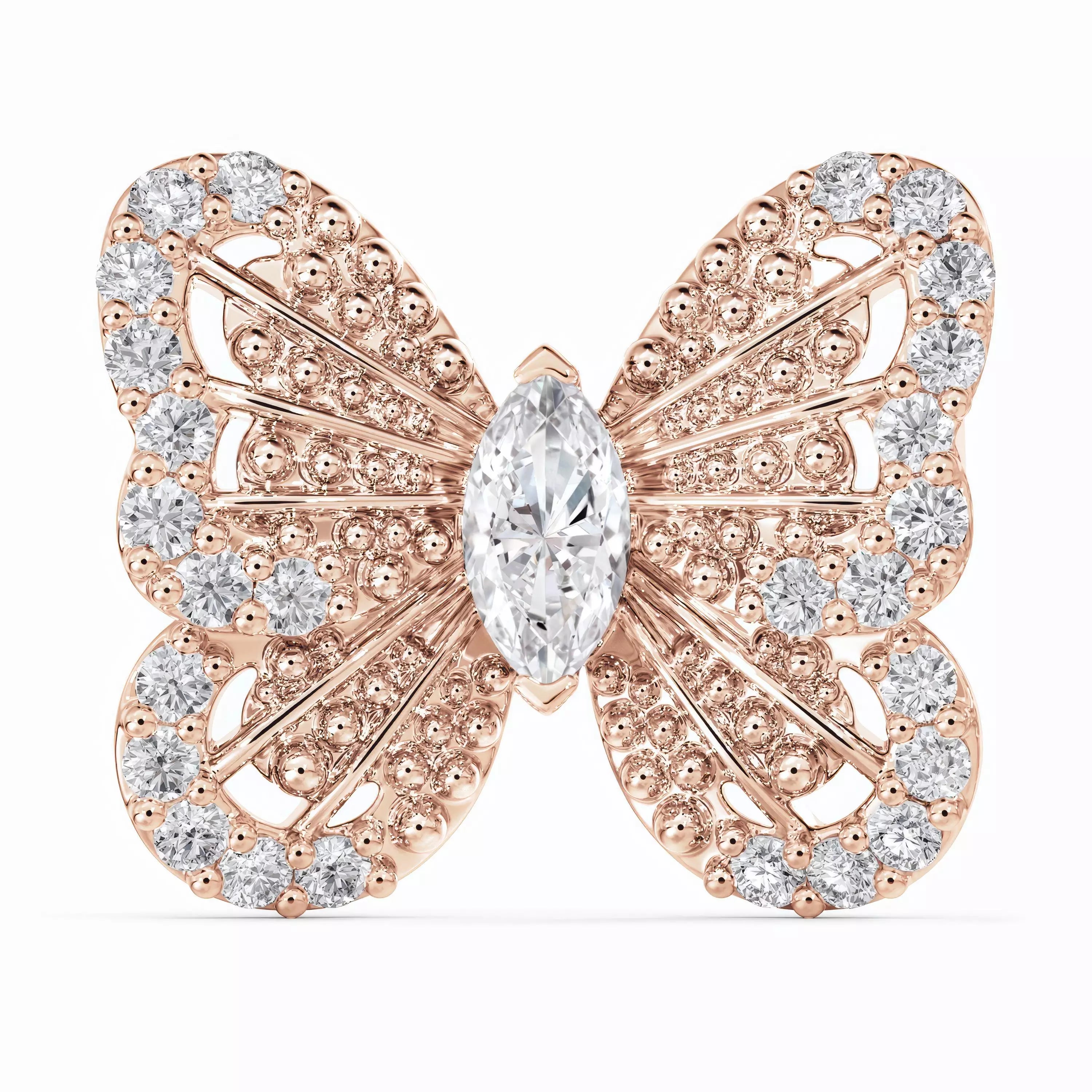 Celestia Butterfly Diamond Earrings