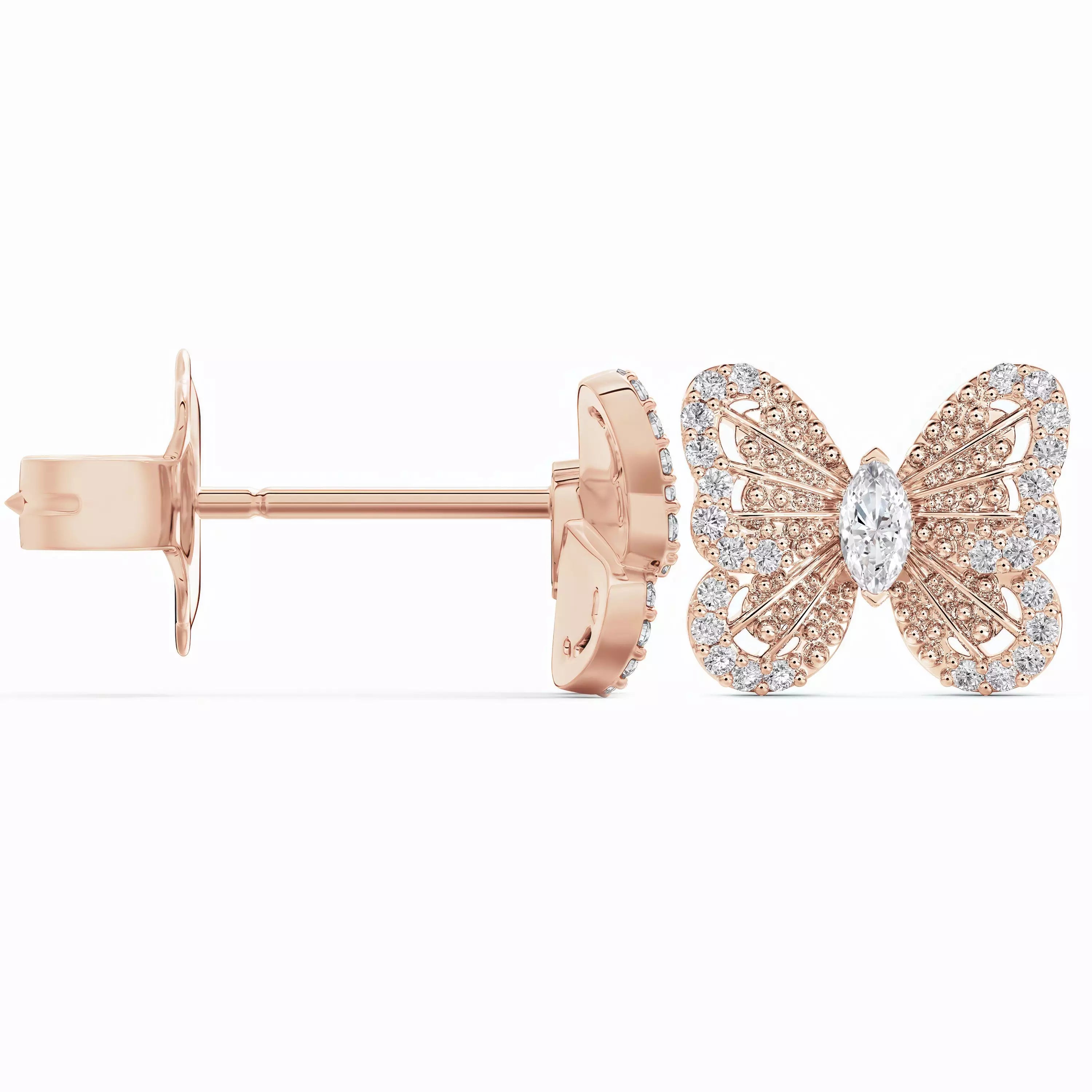 Celestia Butterfly Diamond Earrings