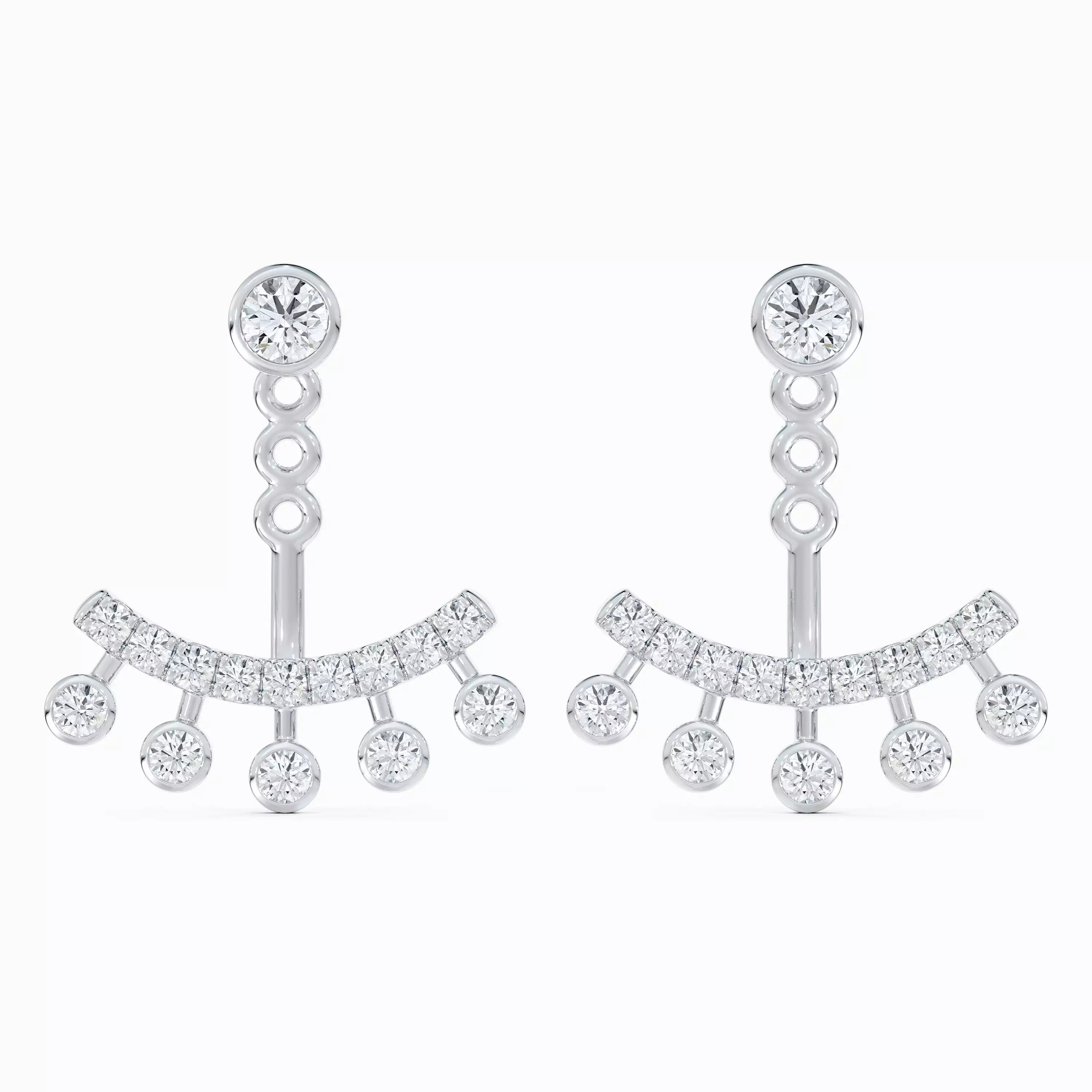 Étoile Cascade Diamond Drop Earrings