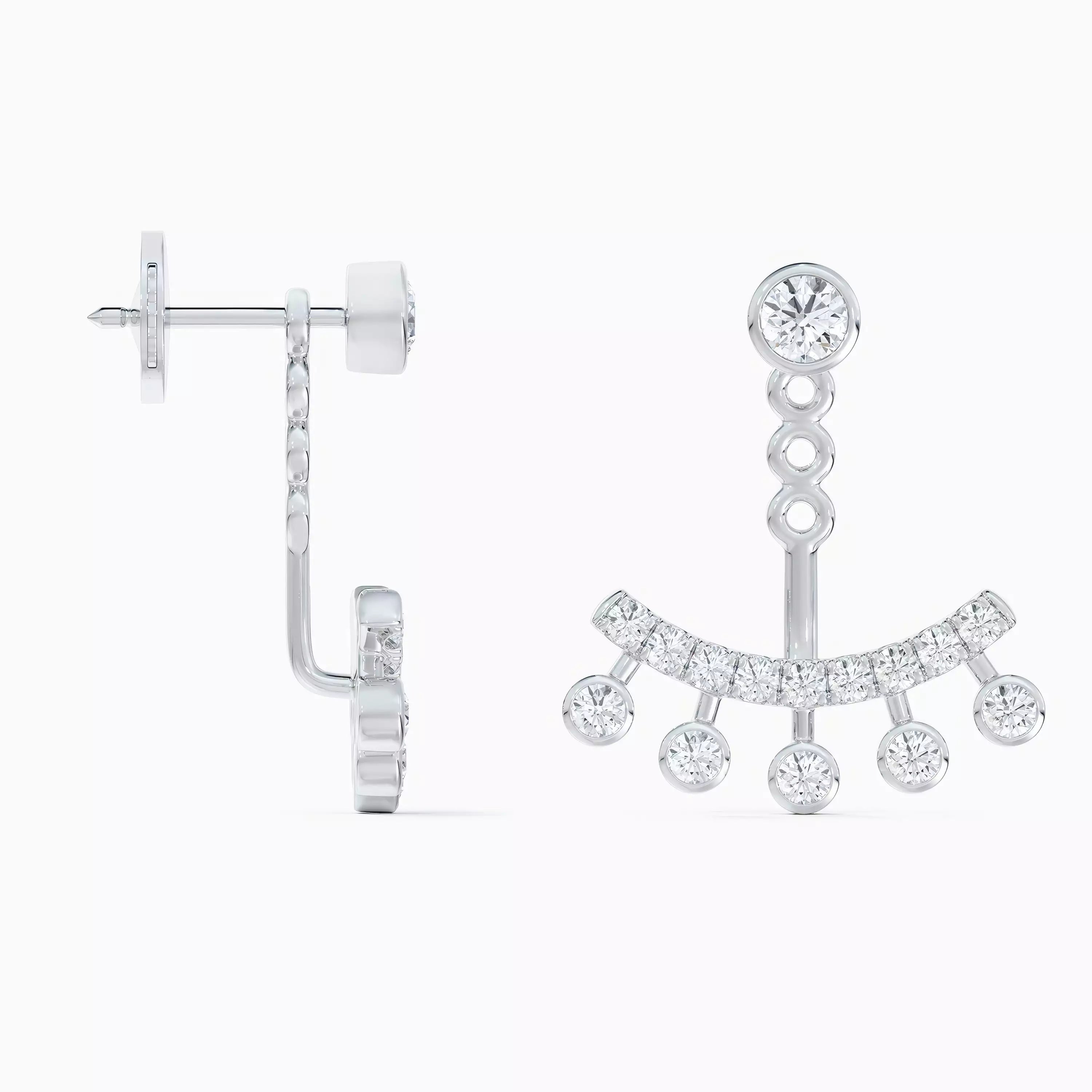 Étoile Cascade Diamond Drop Earrings