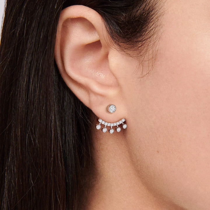 Étoile Cascade Diamond Drop Earrings