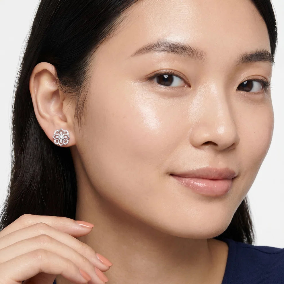 Radiance Layered Round Diamond Earrings