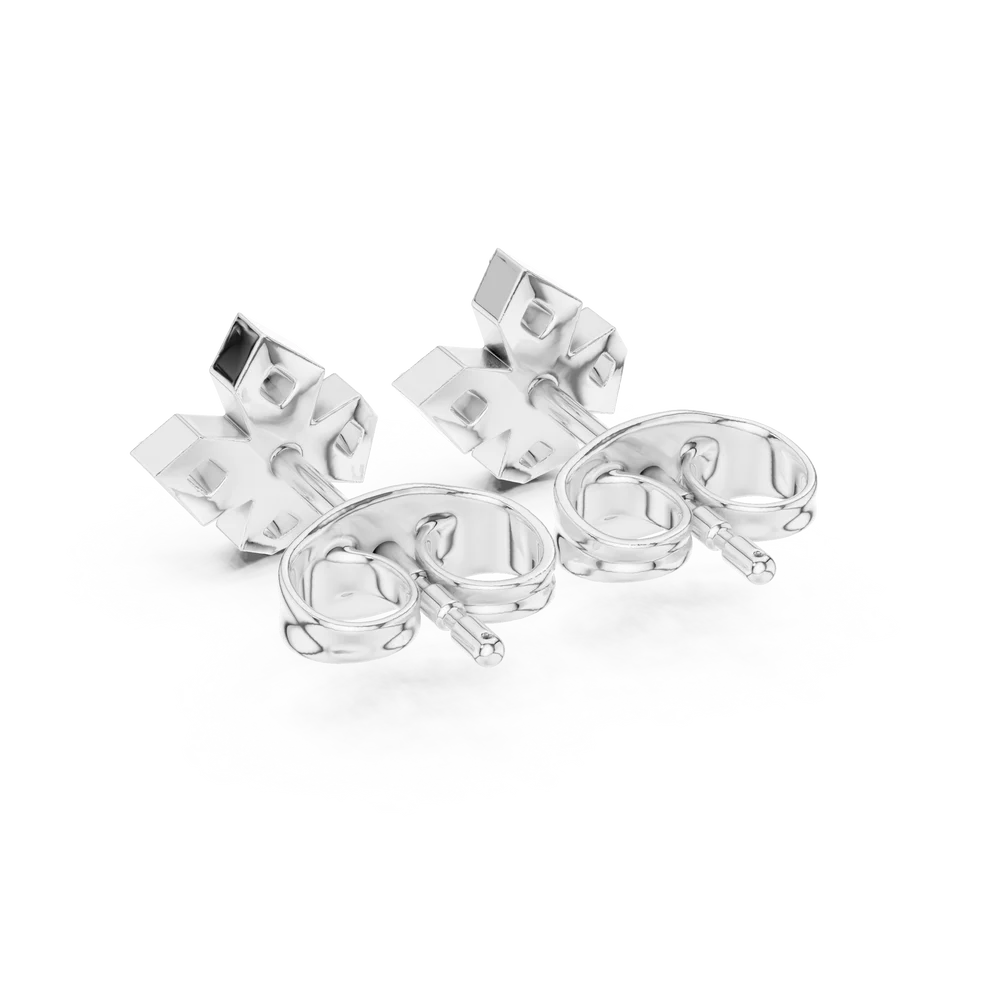 5-Stone Round Diamond Clove Earrings