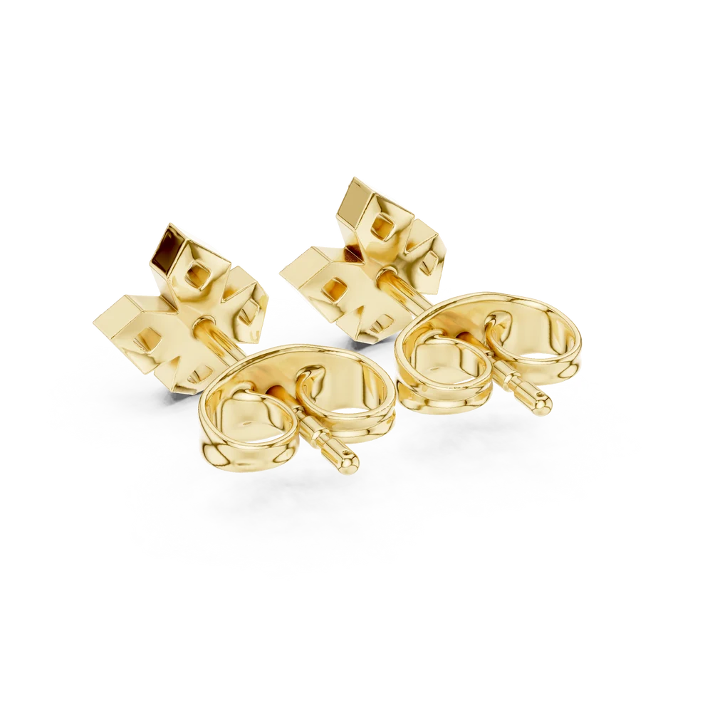 5-Stone Round Diamond Clove Earrings