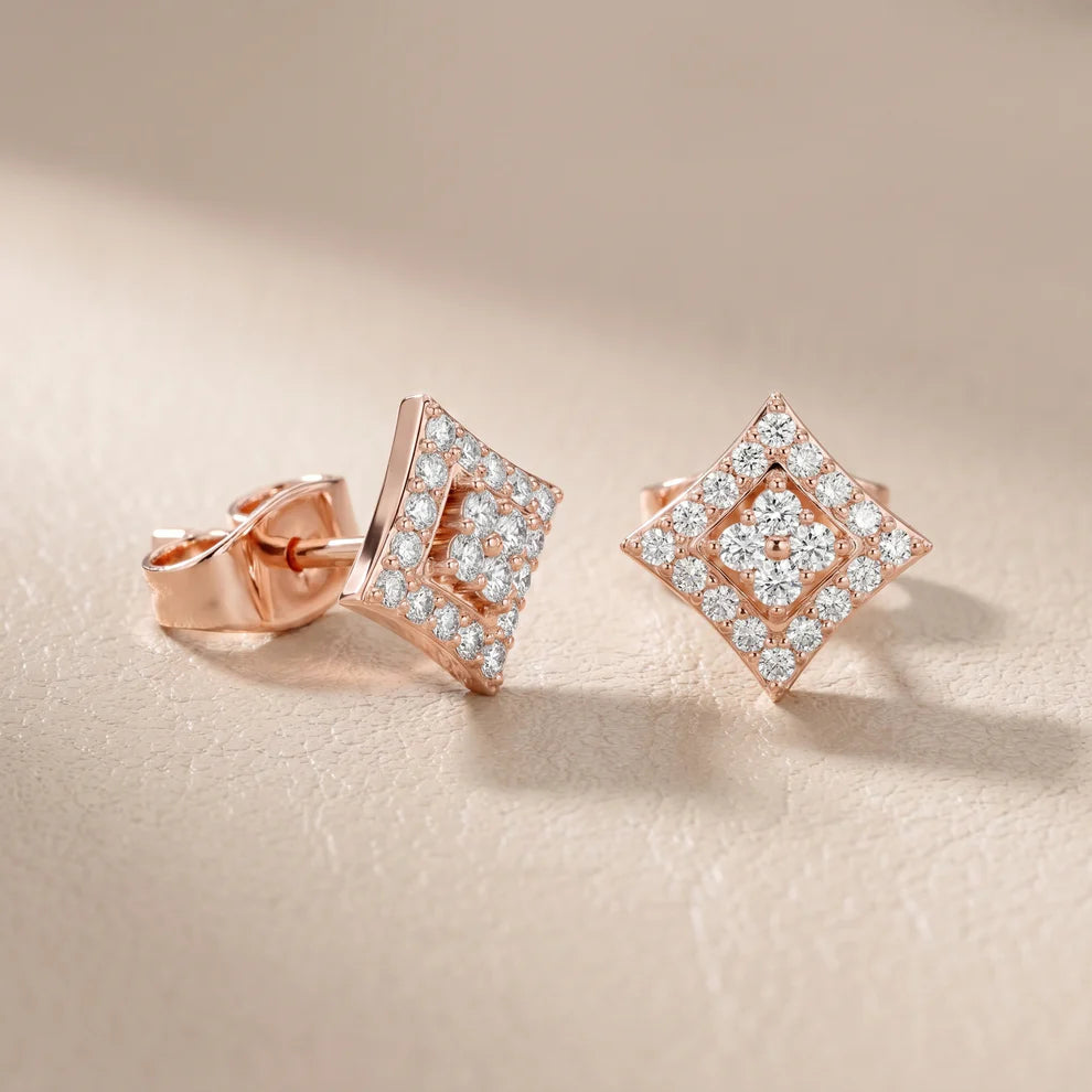 The Elara Diamond Stud Earrings