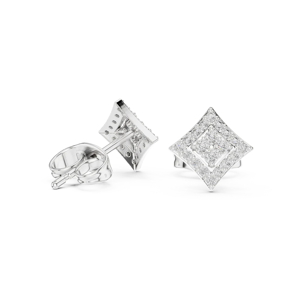 The Elara Diamond Stud Earrings