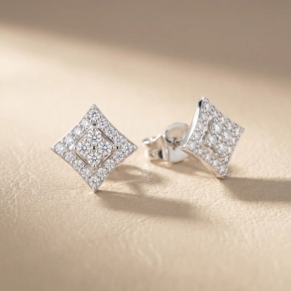 The Elara Diamond Stud Earrings