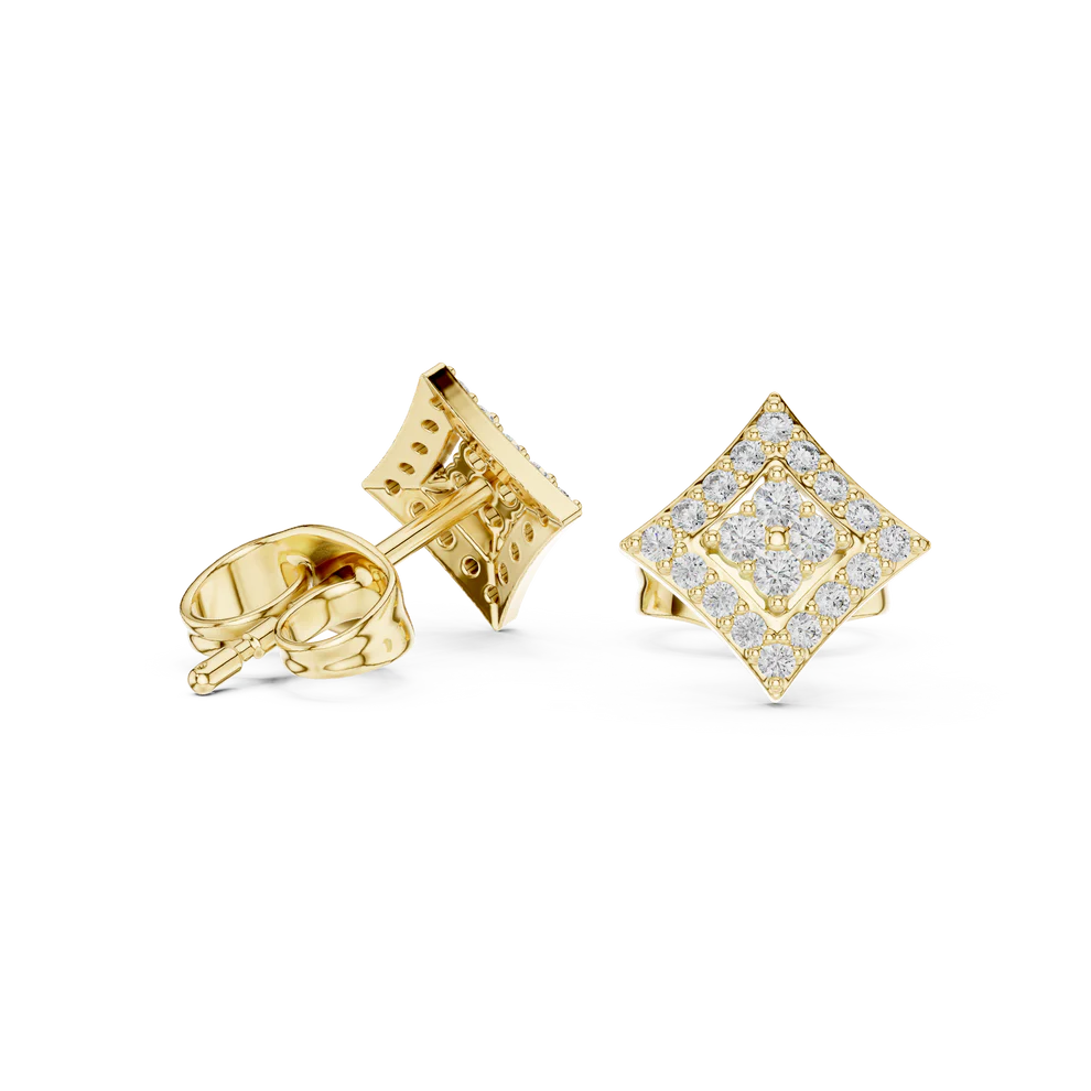 The Elara Diamond Stud Earrings