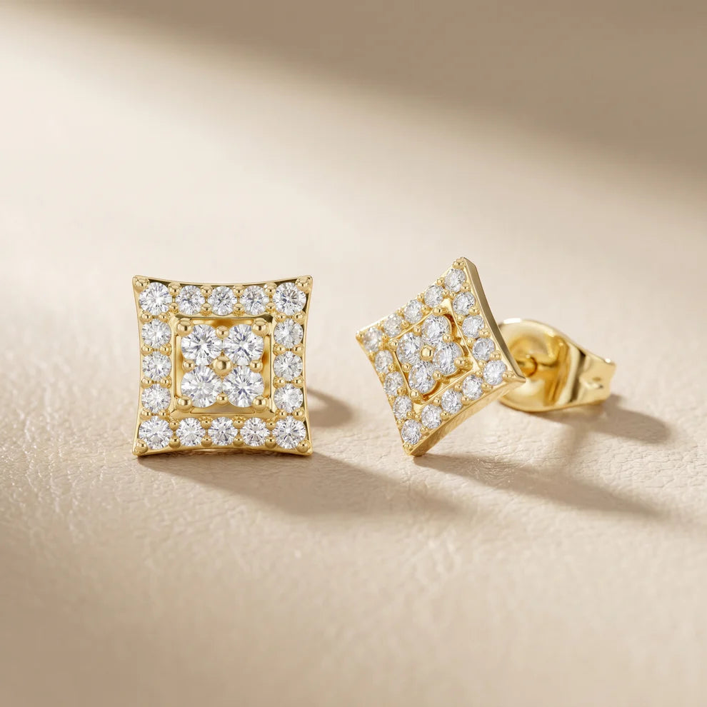 The Elara Diamond Stud Earrings