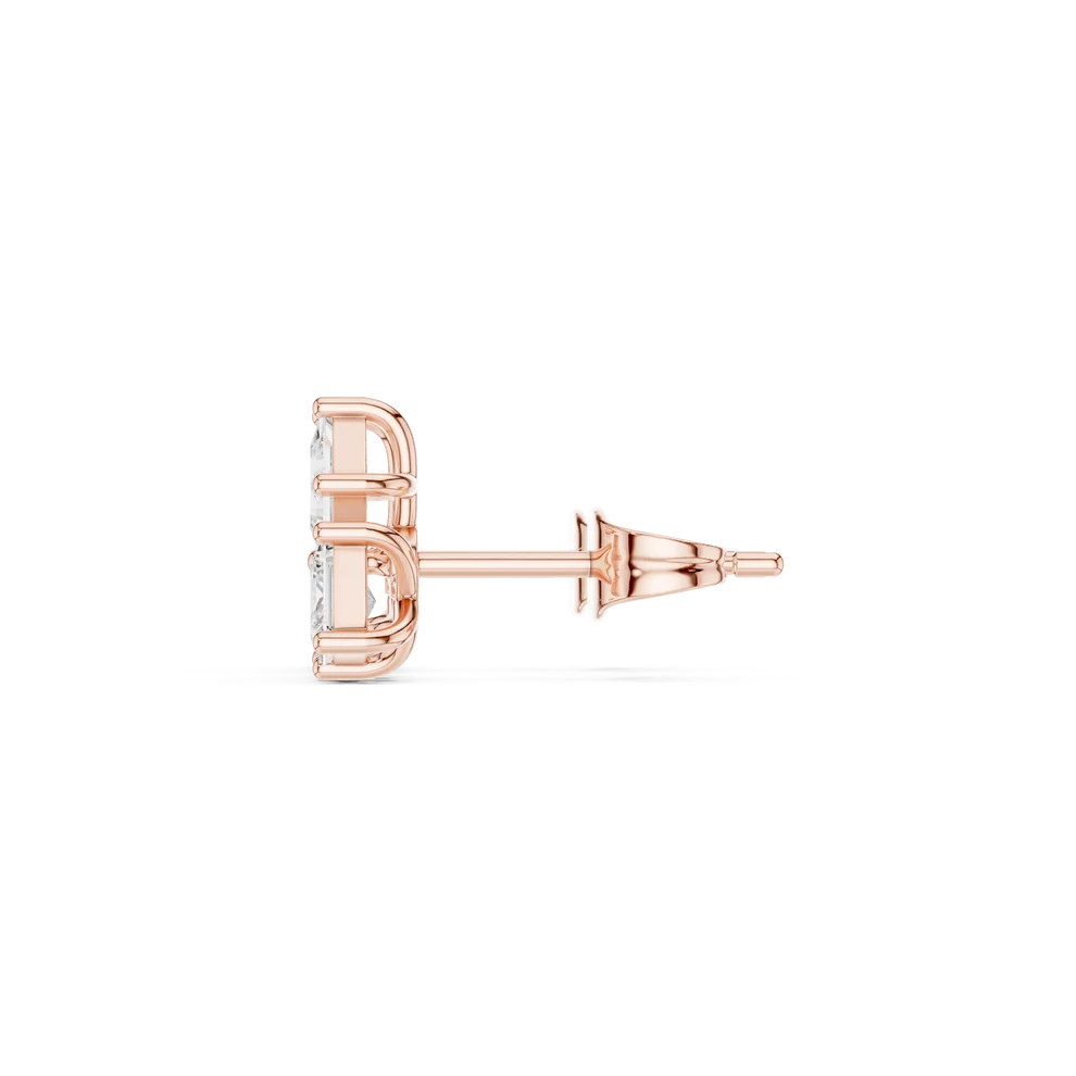 Juno Cluster Princess Diamond Earrings
