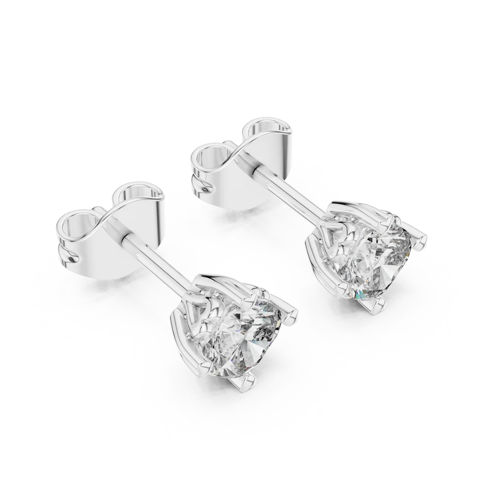 The Amour Cushion Diamond Earrings