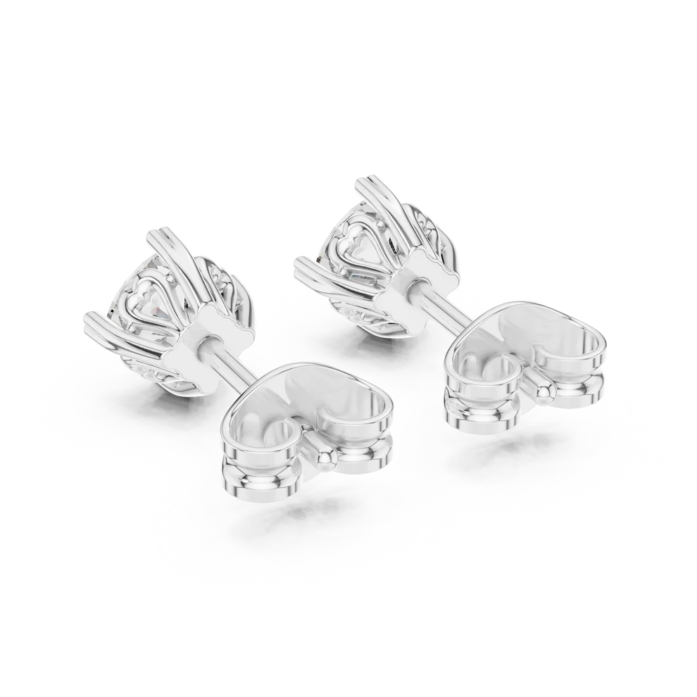 The Amour Cushion Diamond Earrings