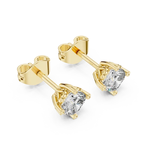 The Amour Cushion Diamond Earrings