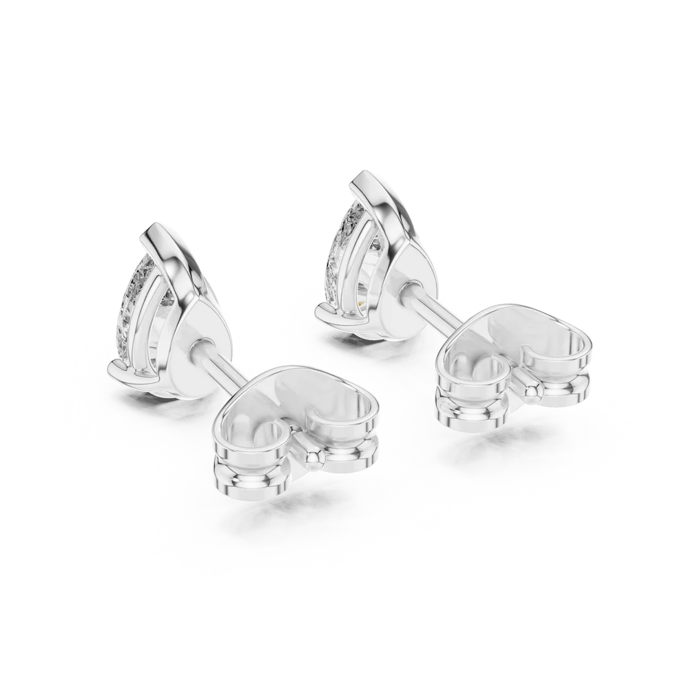 The Freya Pear Diamond Earrings
