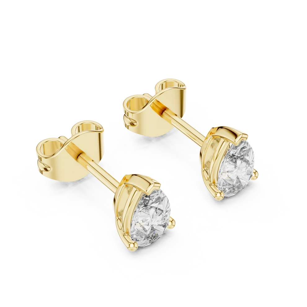 The Freya Pear Diamond Earrings