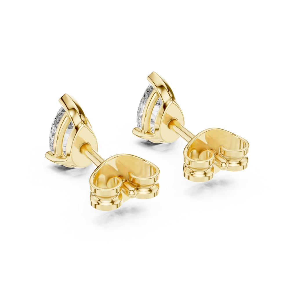 The Freya Pear Diamond Earrings