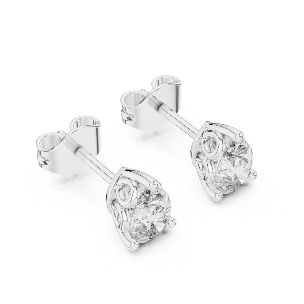 The Ivy Pear Diamond Earrings
