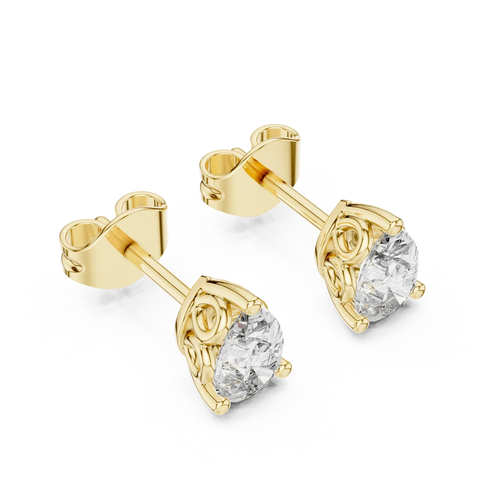 The Ivy Pear Diamond Earrings