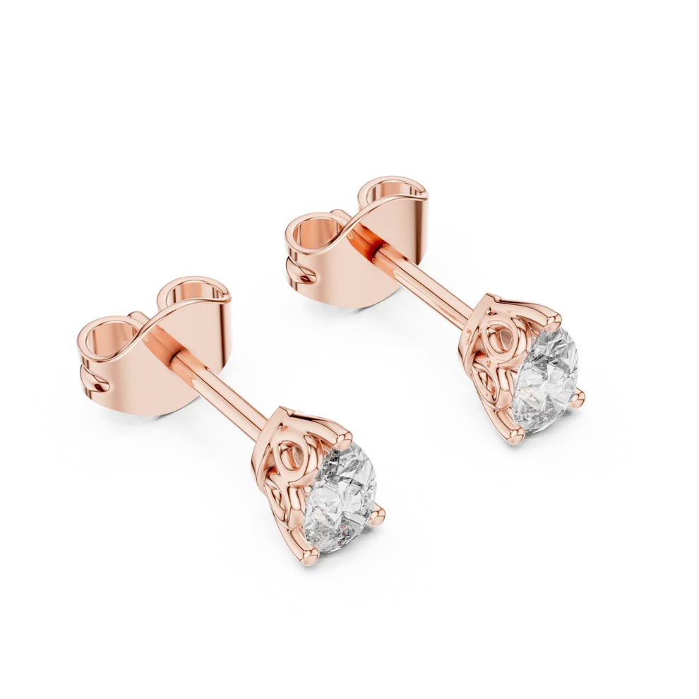The Elodie Pear Diamond Earrings