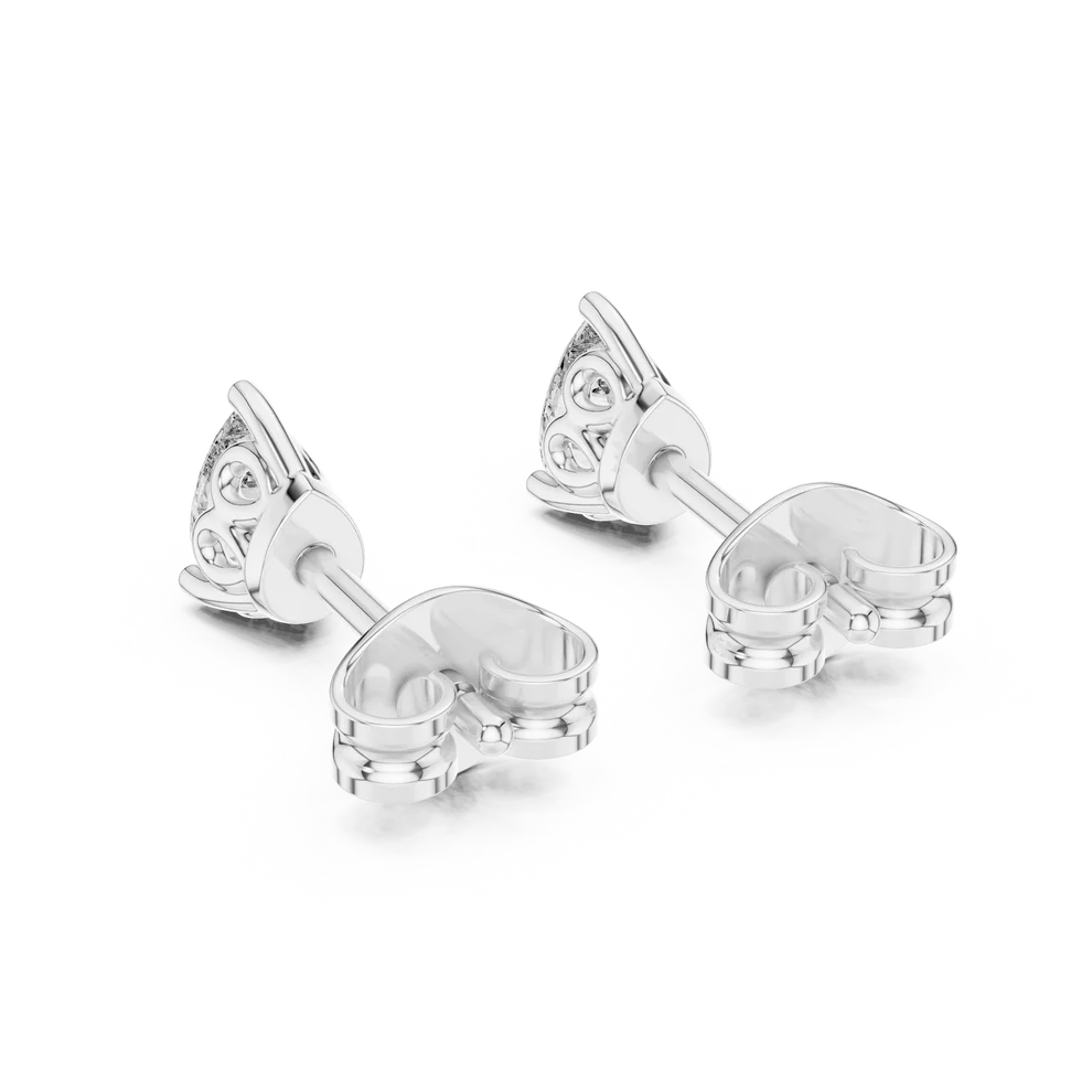 The Elodie Pear Diamond Earrings
