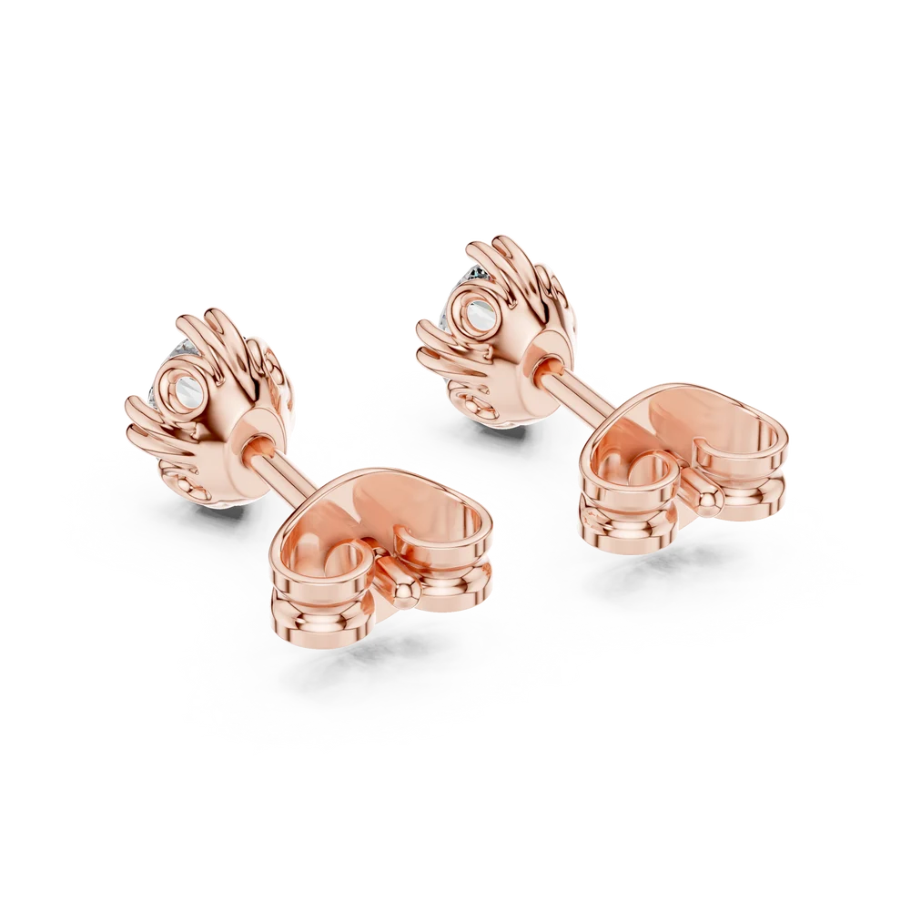The Siena Oval Diamond Earrings