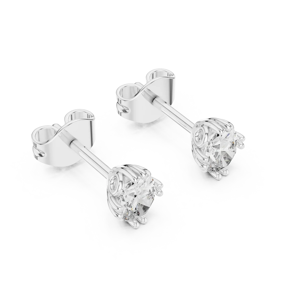 The Siena Oval Diamond Earrings