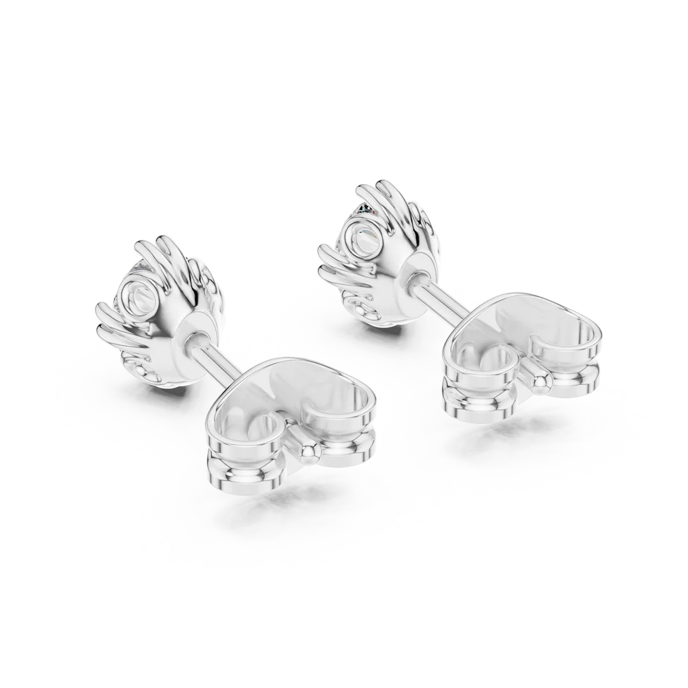 The Siena Oval Diamond Earrings