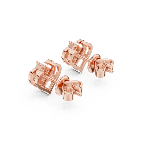The Juliet Cluster Princess Diamond Earrings