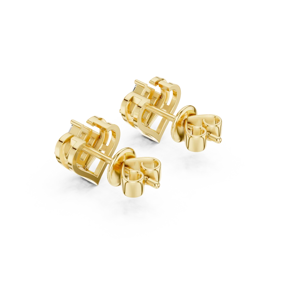 The Juliet Cluster Princess Diamond Earrings