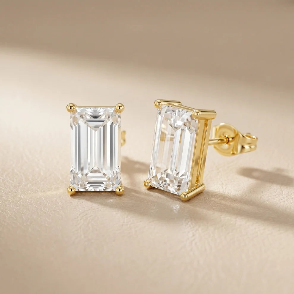 The Sloane Emerald Diamond Earrings