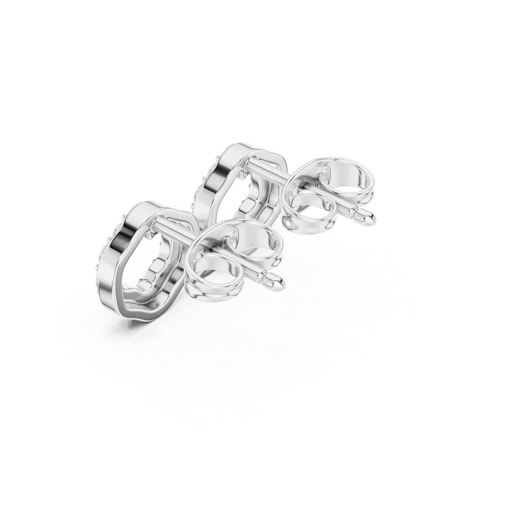 The Nova Round Diamond Earrings