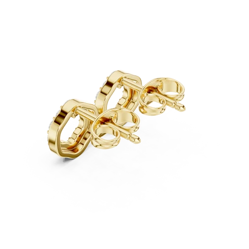 The Nova Round Diamond Earrings