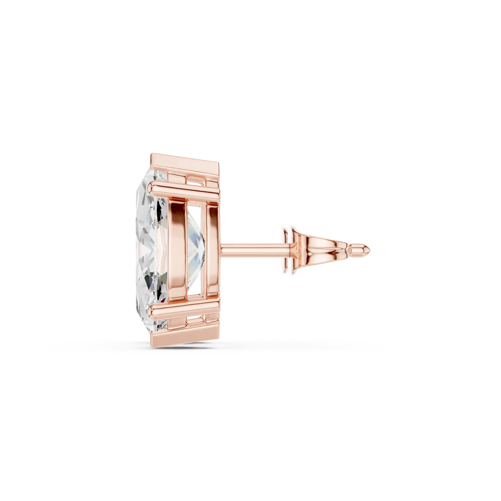 Four-Prong Marquise Diamond Earrings