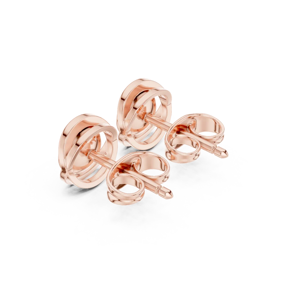 Halo Cluster Round Diamond Earrings