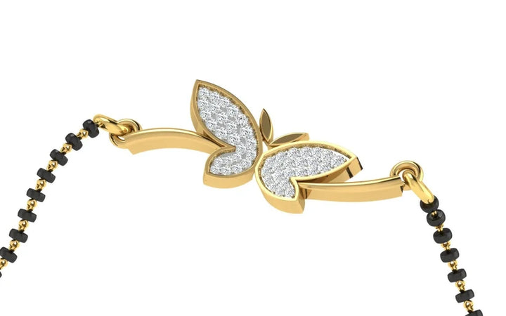 Celestial Butterfly Diamond Mangalsutra
