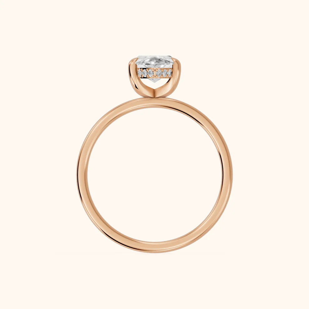 Marquise Diamond Engagement & Wedding Ring