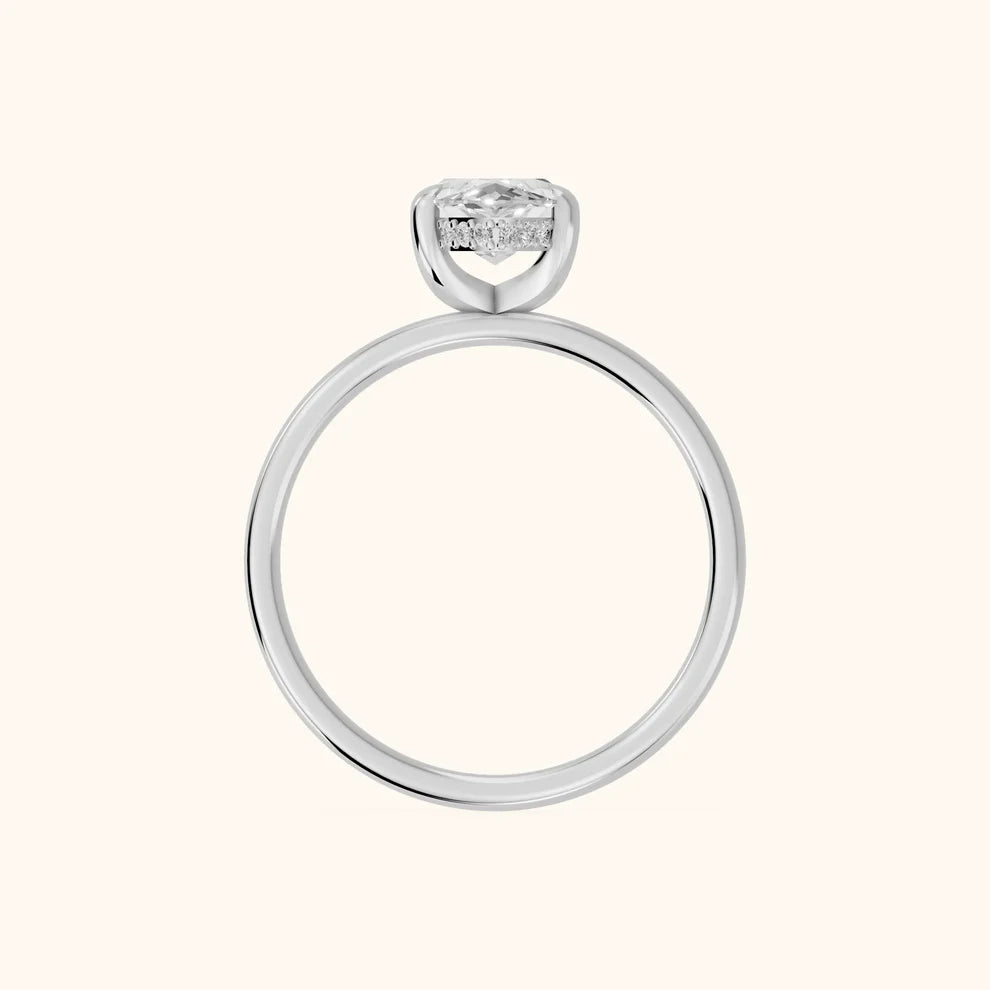 Marquise Diamond Engagement & Wedding Ring