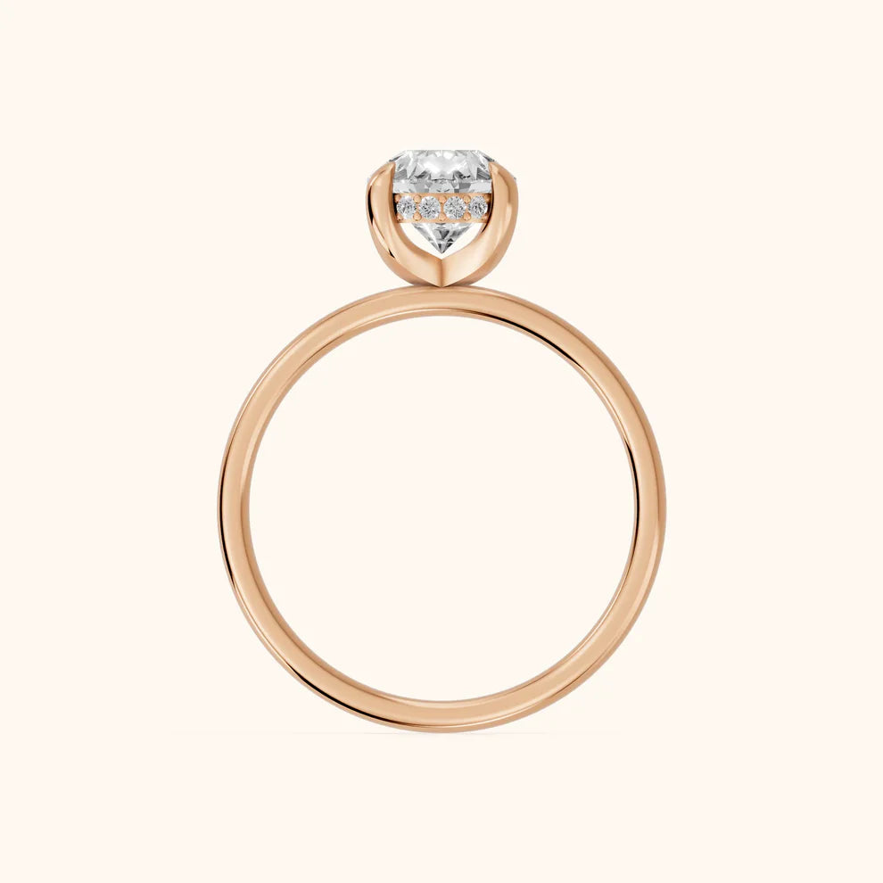 Pear Diamond Engagement & Wedding Ring