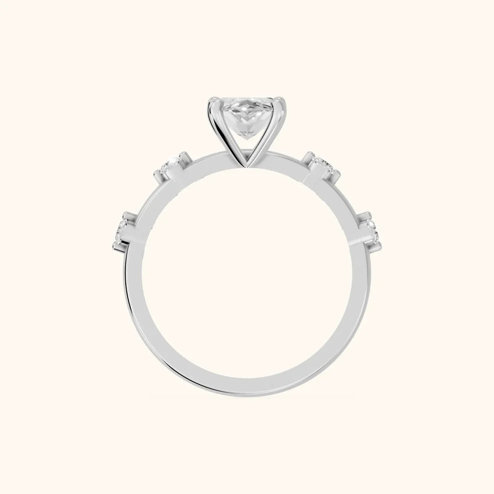 Elena Radiance Solitaire Marquise Diamond Engagement & Wedding Ring