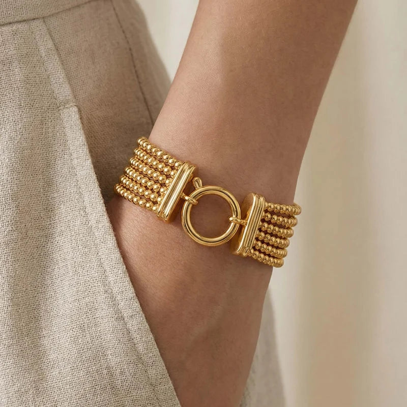 Sabine Multi-Strand Mesh Bracelet For Women