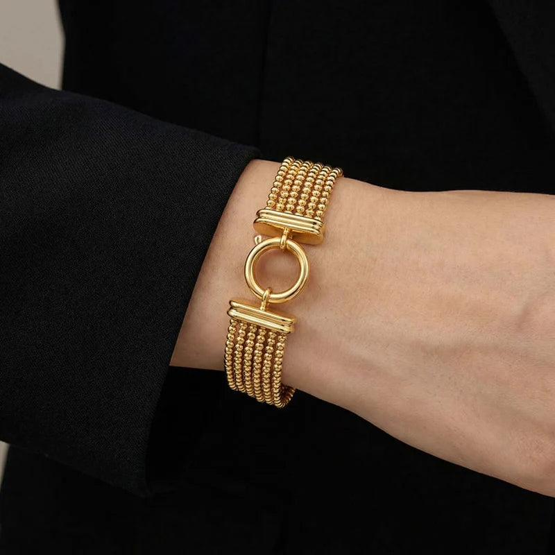 Sabine Multi-Strand Mesh Bracelet For Women