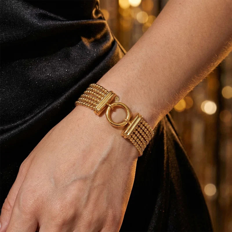 Sabine Multi-Strand Mesh Bracelet For Women