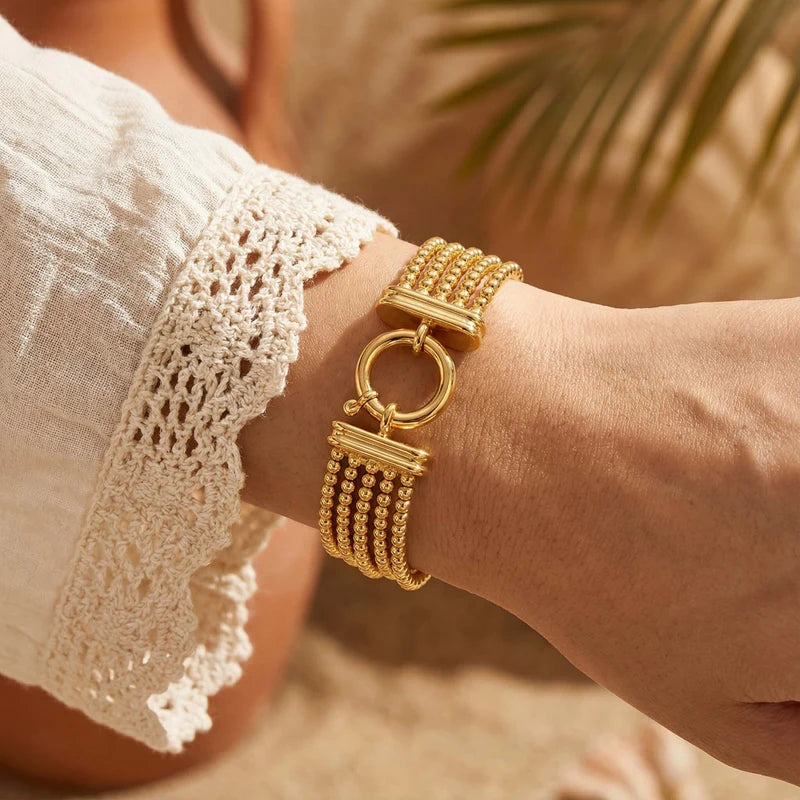 Sabine Multi-Strand Mesh Bracelet For Women