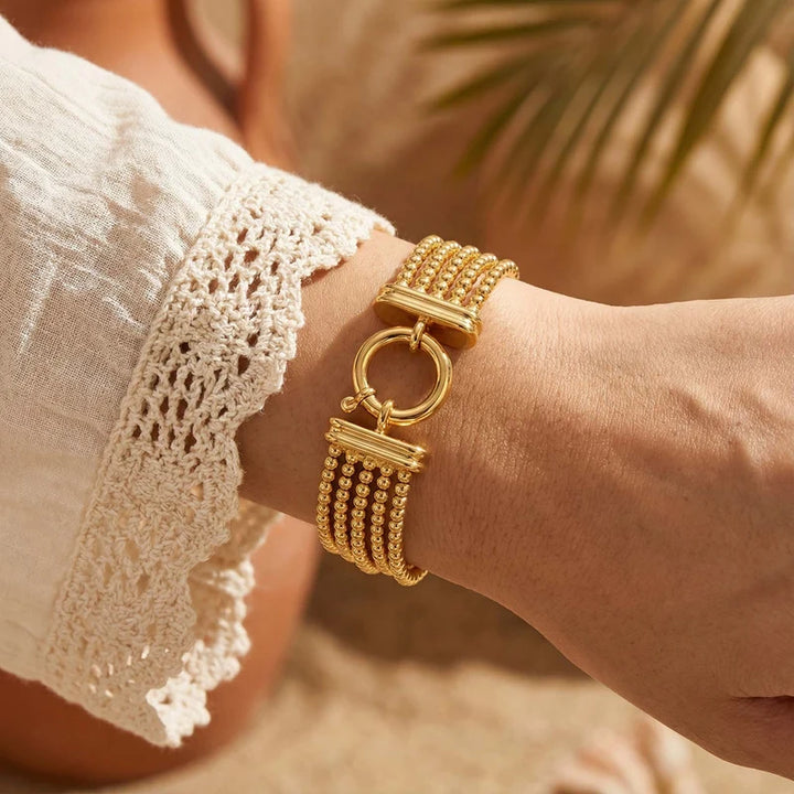 Sabine Multi-Strand Mesh Bracelet For Women