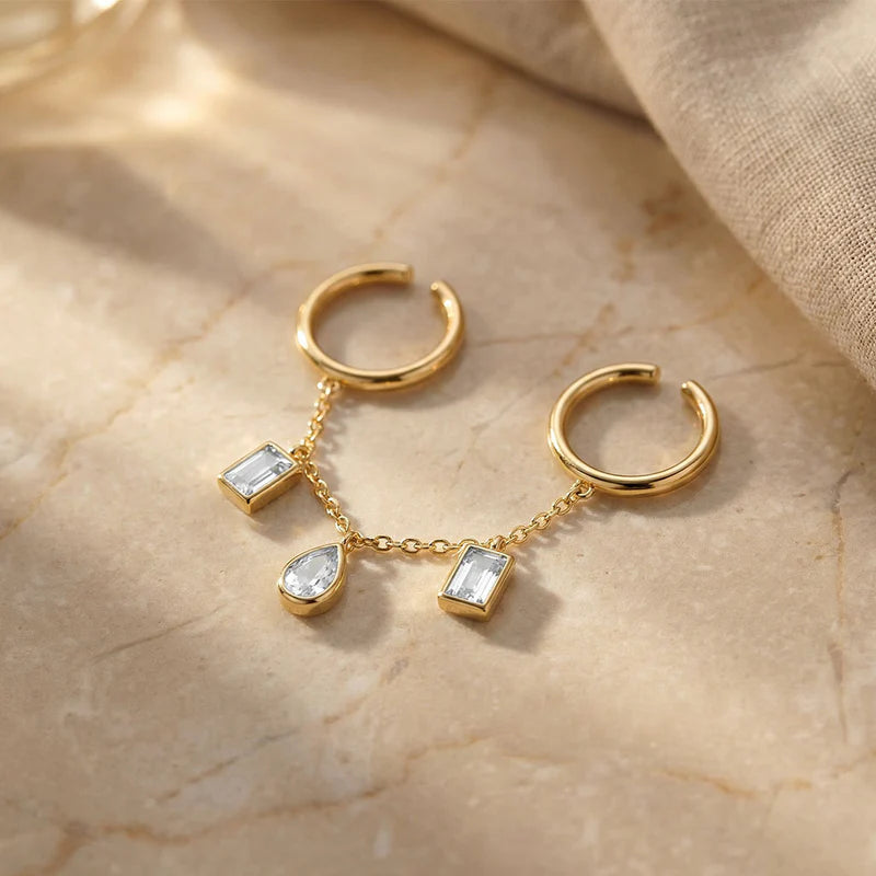 Leo Double Finger Chain Ring