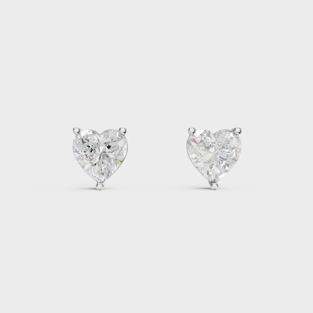 Heart-Shaped Diamond Pendant Set for Women Made With Pure 925 Silver
