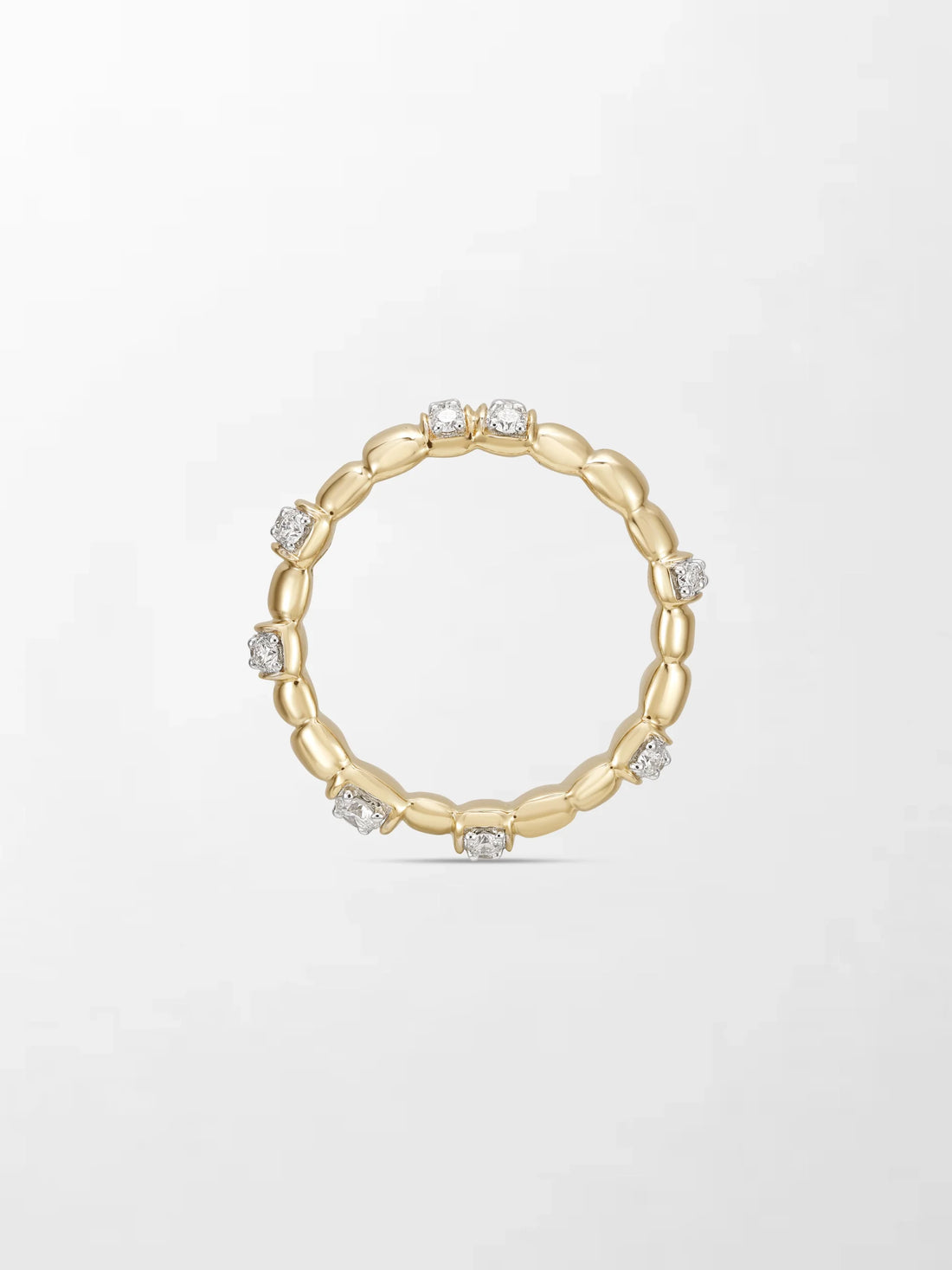 Beaded Radiance Diamond Ring