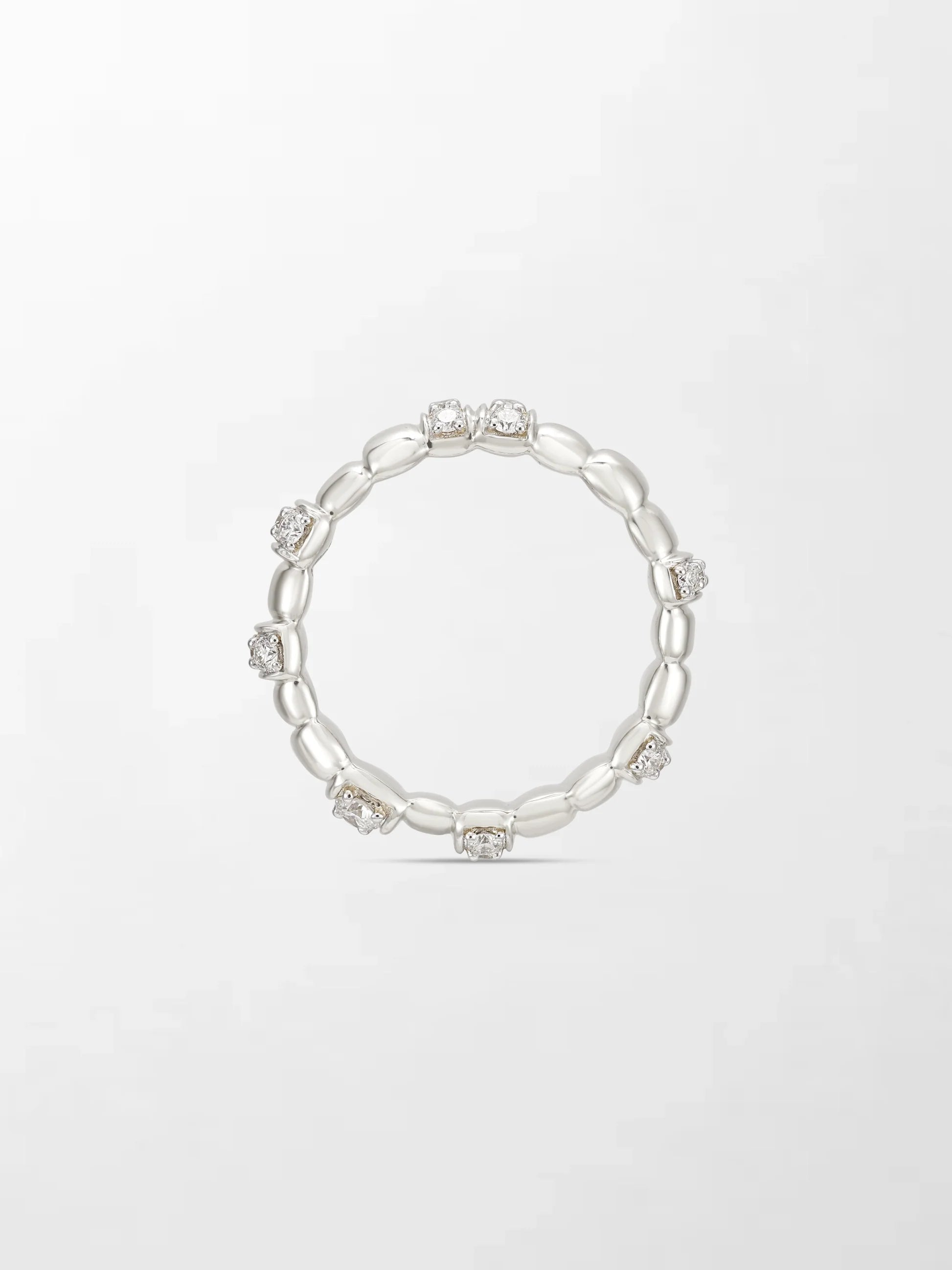 Beaded Radiance Diamond Ring